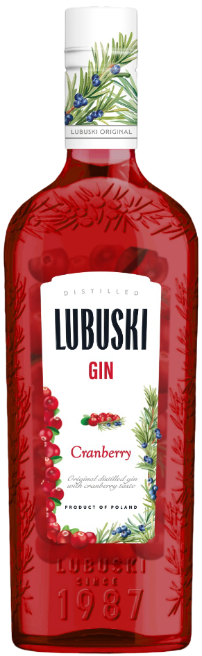 Gin Lubuski cranberry 0,5l 37,5% widok 1
