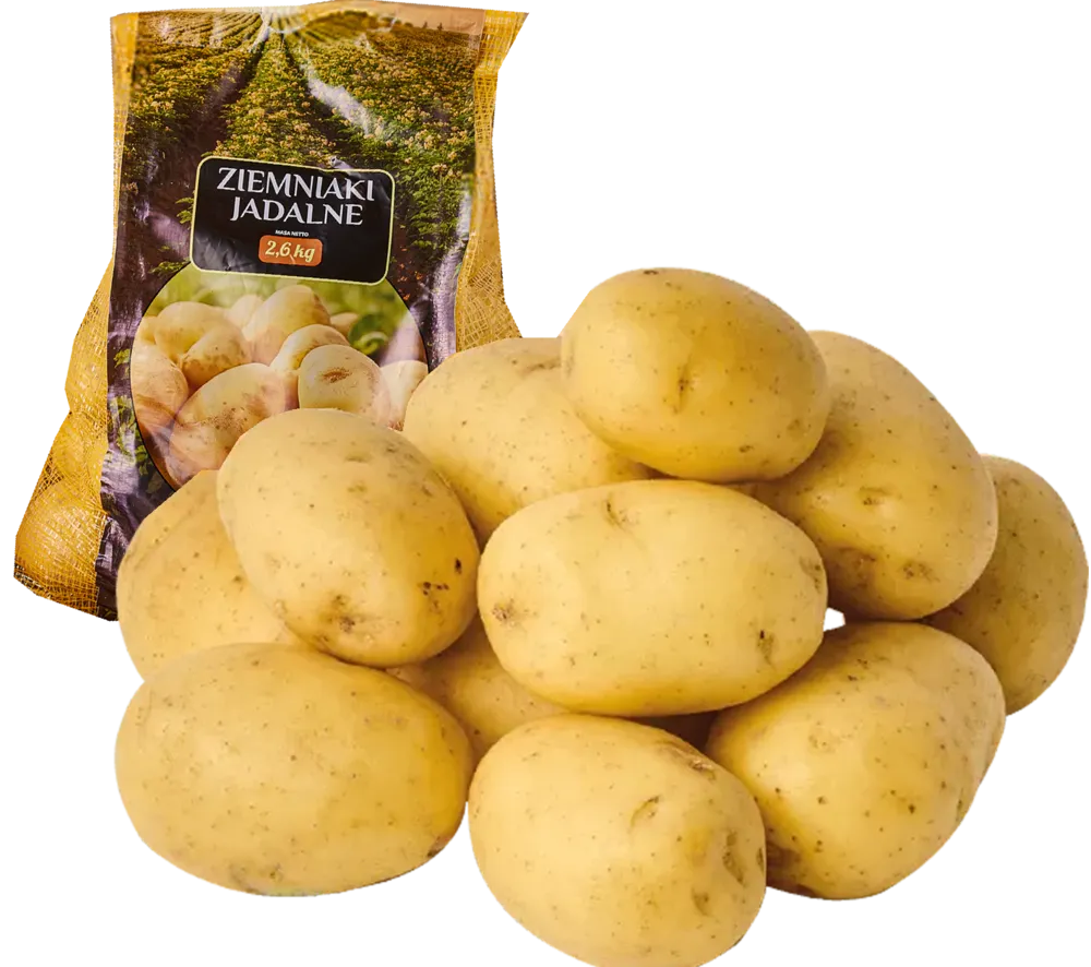 Ziemniaki jadalne pakowane myte 2,6kg szt widok 1