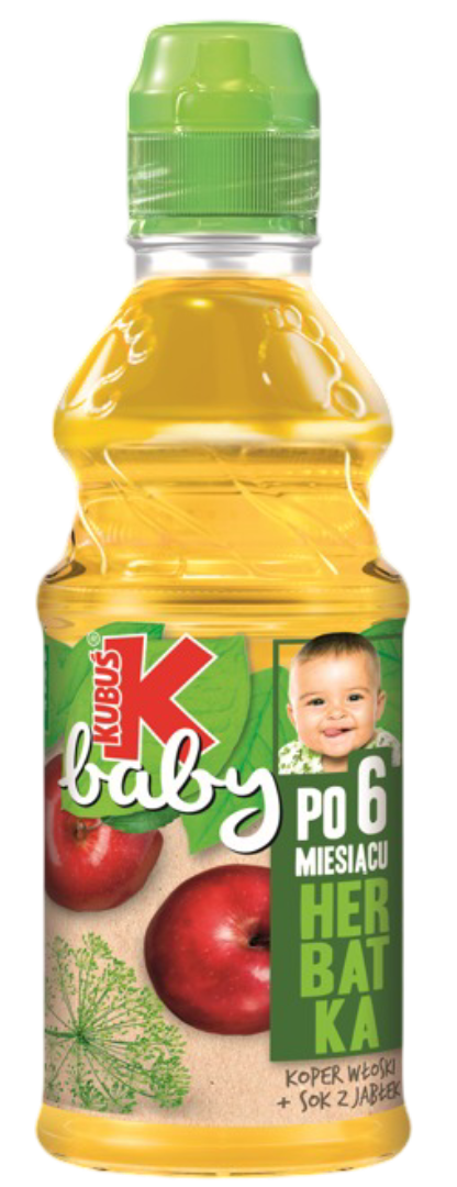 Herbatka jabłko koper włoski Kubuś Baby 300ml widok 1