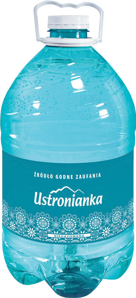 Woda niegaz. źródlana Ustronianka 5l widok 1