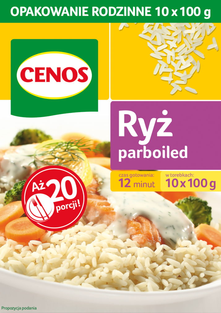 Ryż parboiled Cenos 10x100g widok 1