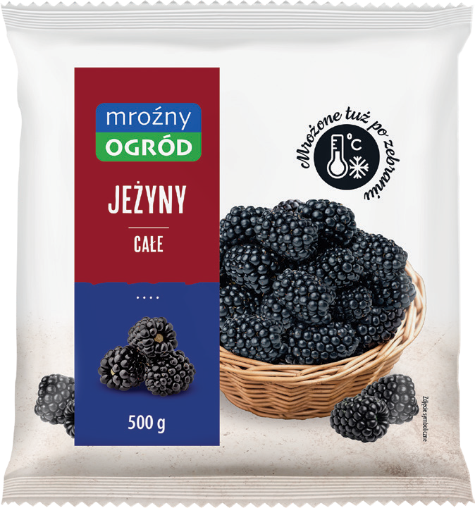 Zdjęcie produktu - Jeżyny mrożone Mroźny Ogród 500g