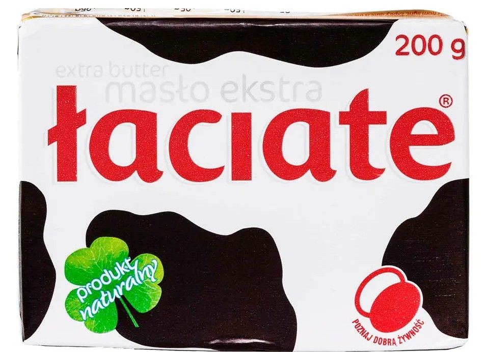 Masło ekstra 83% Łaciate 200g widok 1
