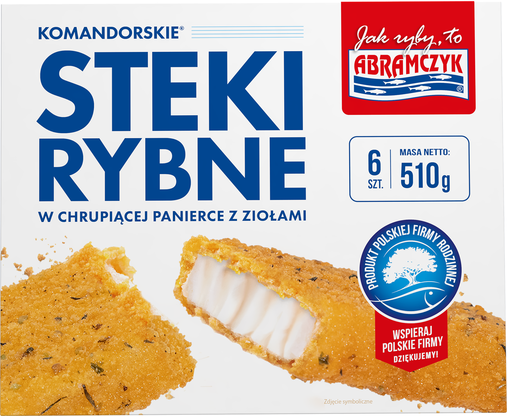 Komandorskie steki rybne Abramczyk 510g widok 1