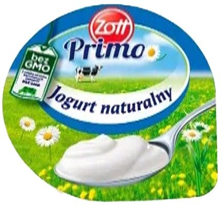 Jogurt naturalny Primo Zott 370g+30g gratis widok główny 