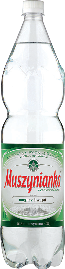 Woda Gaz. Mineral. Nisko. Muszynianka 1,5l widok 1