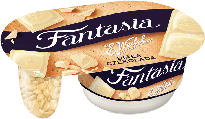 Jogurt biała czekolada Wedel Fantasia 103g widok główny 