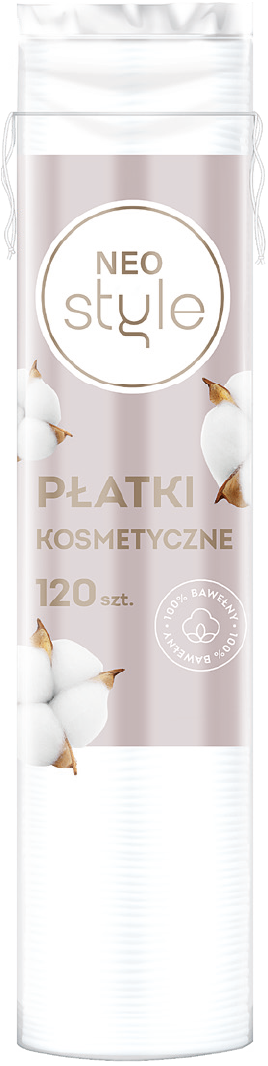 Płatki kosmetyczne Neo Style 120szt widok główny 