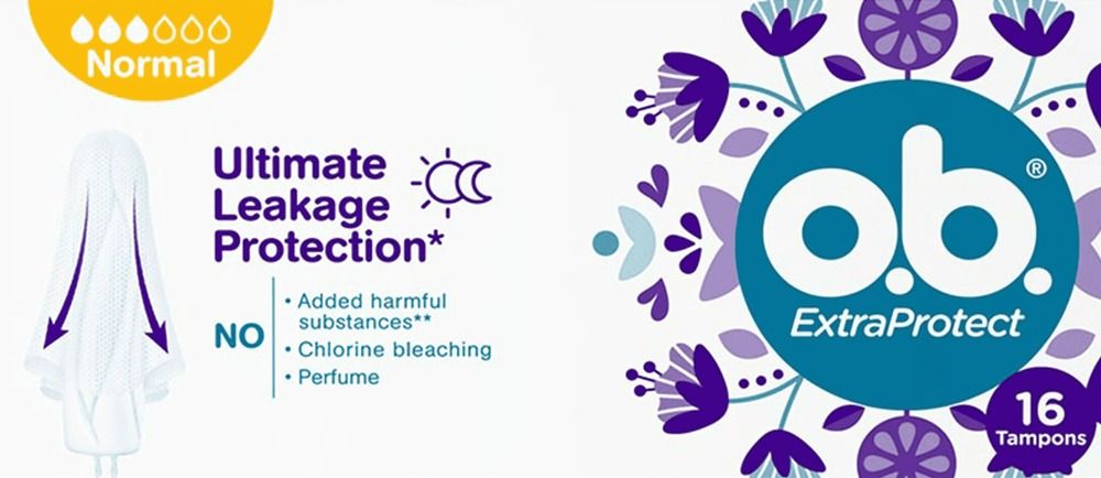 Tampony Ob extra protect normal 16szt widok 1