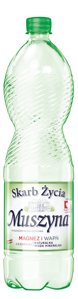 Woda lekko gaz. mineral. Skarb Życia Muszyna 1,5l widok 2