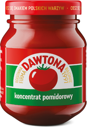 Koncentrat pomidorowy Dawtona 80g widok 1