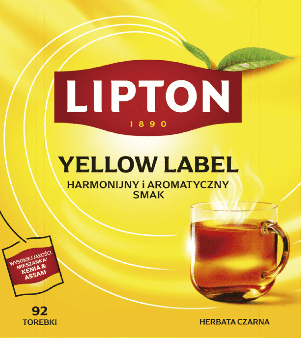 Herbata czarna ekspresowa Lipton 92x2g widok główny