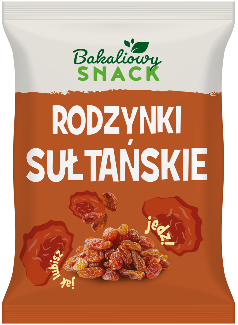 Rodzynki Sułtańskie Bakaliowy Snack 200g widok główny