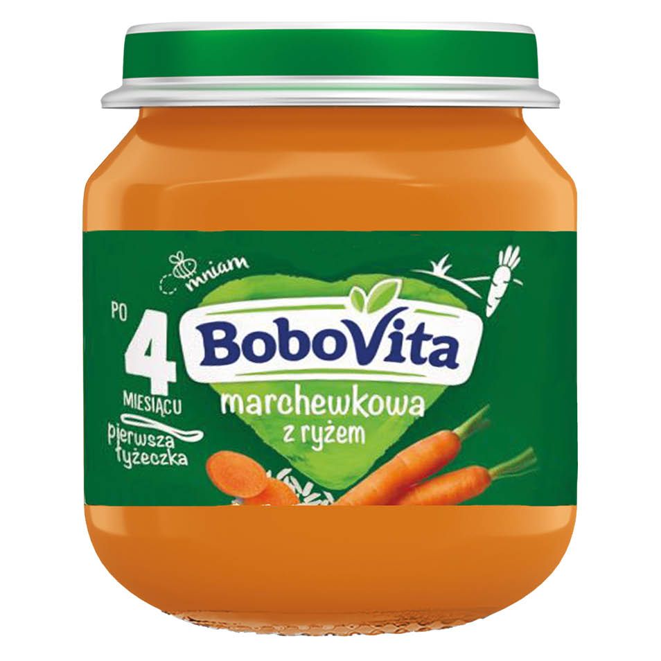 Danie marchewkowa z ryżem Bobovita 125g widok 1
