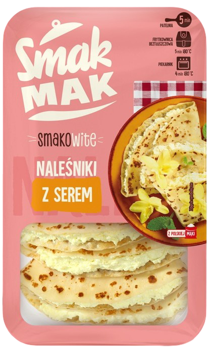Naleśniki z serem/jabłkami Smakmak 400g mix widok 1