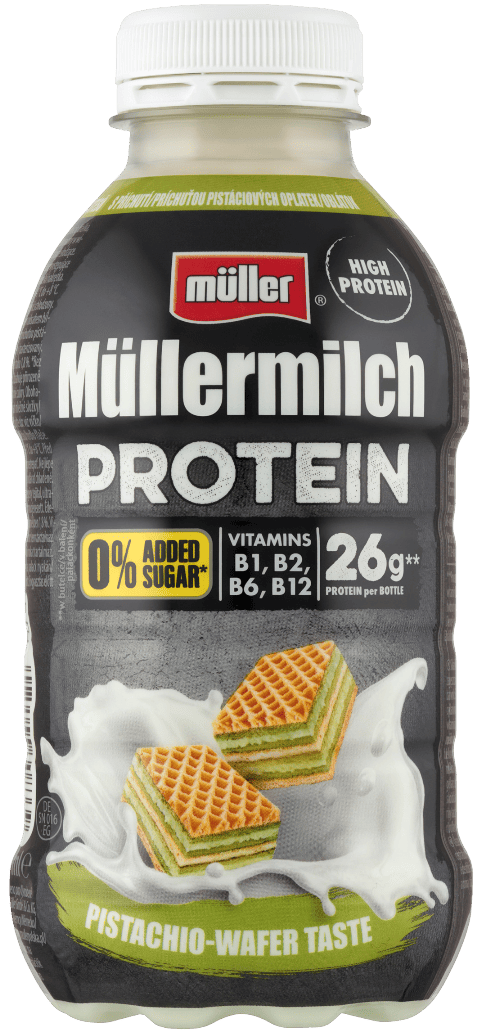 Napój ml prot Mullermilch zero pist/cias 400g mix widok 2