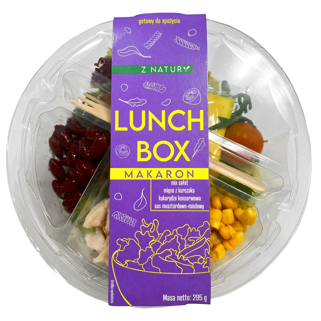 Lunchbox z kurczakiem i makaronem Nowalijka 295g widok 1