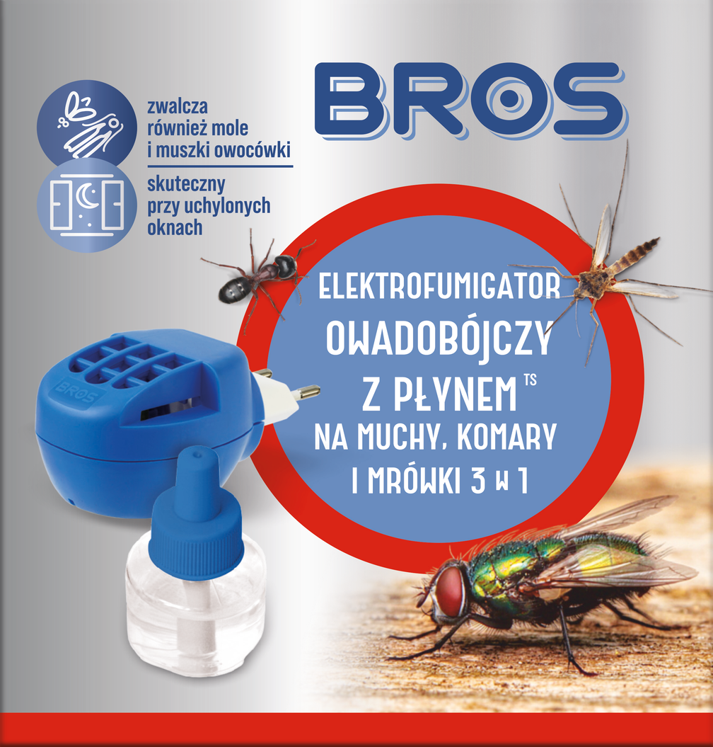 Urządzenie elektryczne+ płyn 3w1 Bros 30ml widok główny