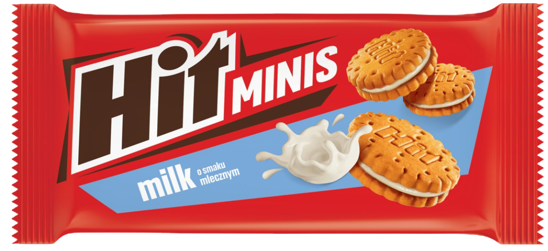 Ciastka markizy Hit mleczne minis 130g widok 1