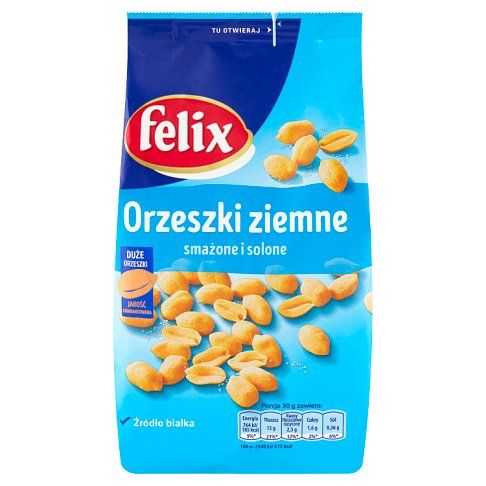 Orzeszki ziemne solone Felix 240g widok 1