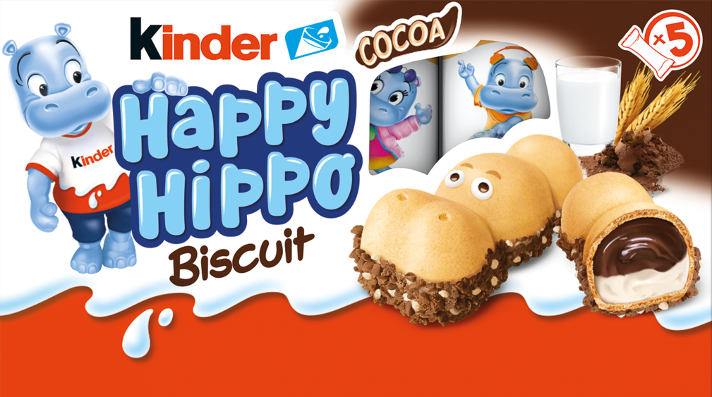 Batoniki Kinder Happy Hippo 5x20,7g widok 1