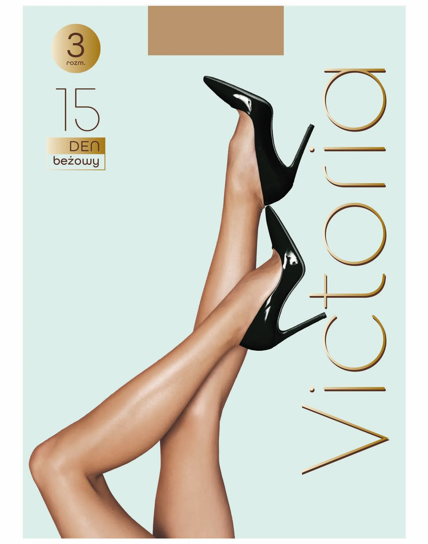 Rajstopy Victoria 15 den beż rozm. 3 widok 1