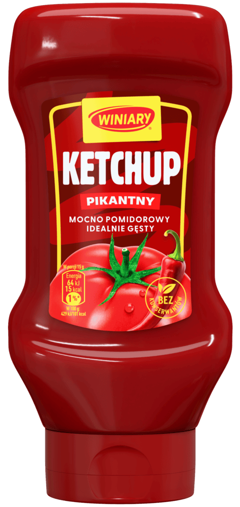 Ketchup pikantny Winiary 450g widok 1