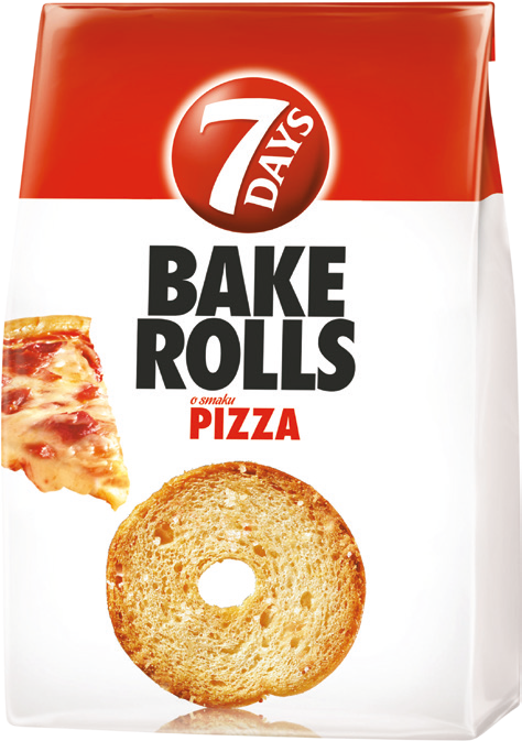 Bake Rolls Pizza 7Days 150g widok główny
