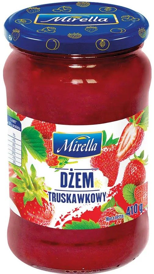 Dżem truskawkowy mirella Stovit 410g widok główny