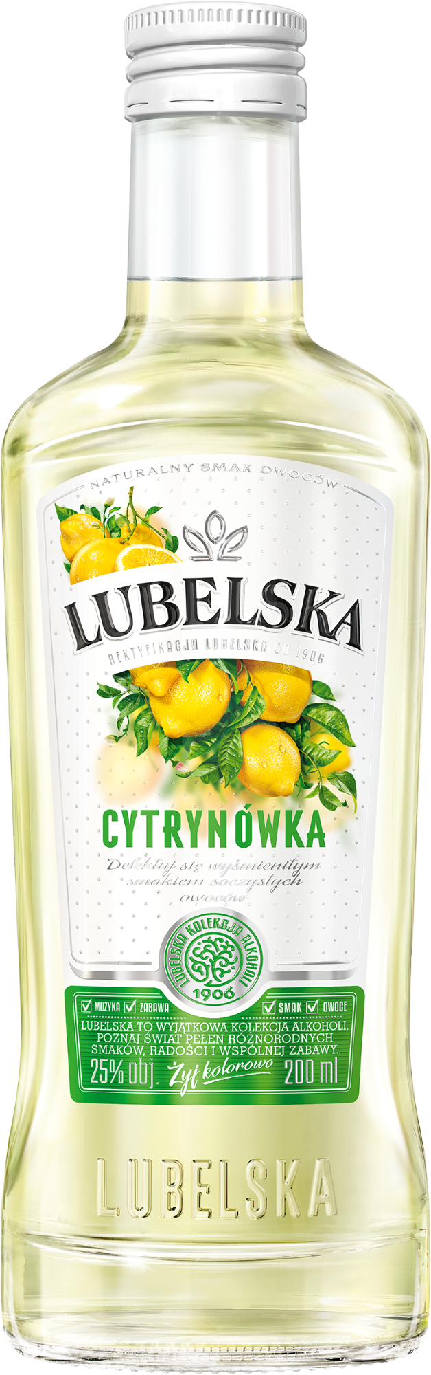 Likier Lubelska cytrynówka 200ml 25% widok 1
