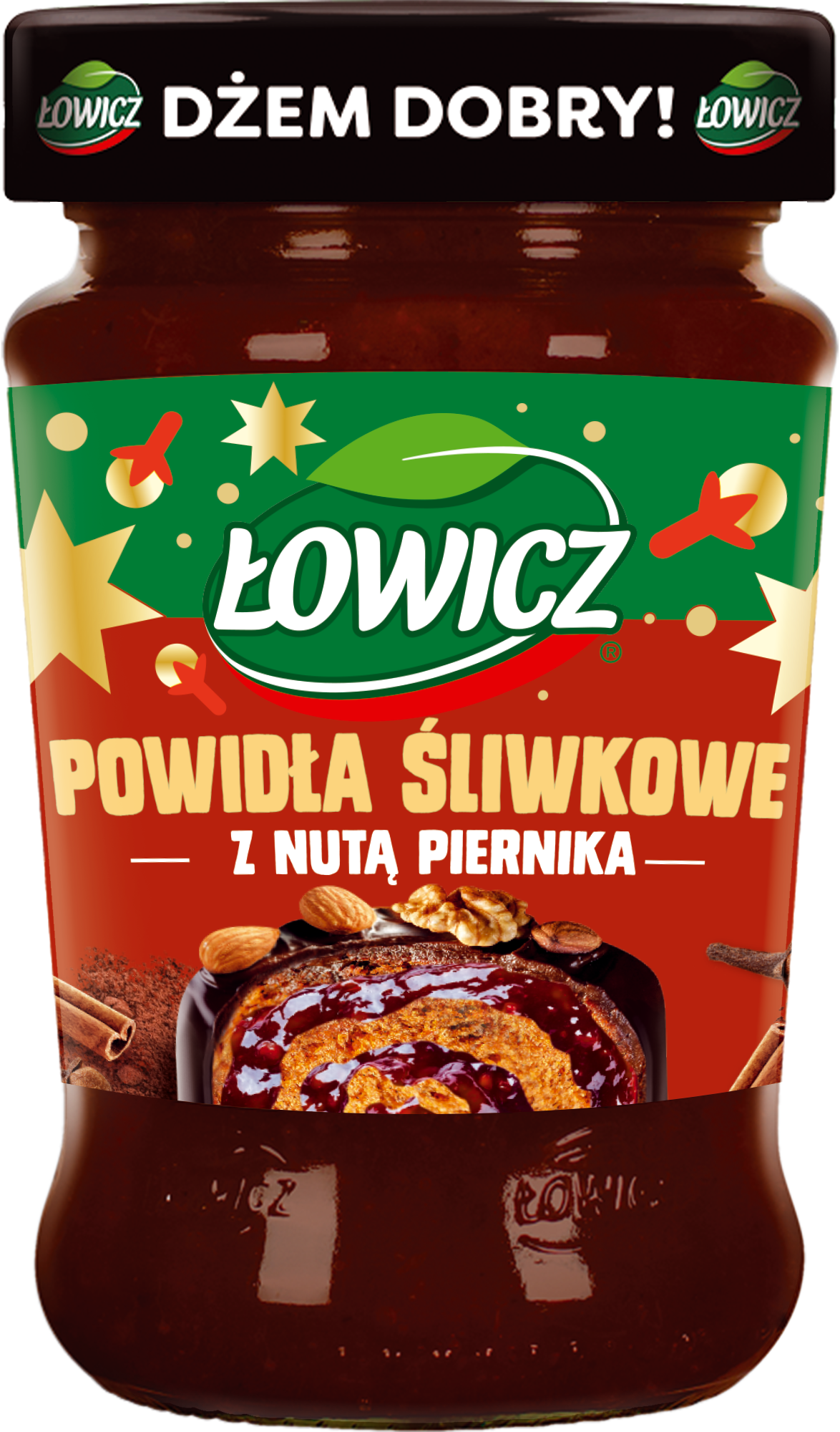 Powidła śliwkowe z nutą piernika Łowicz 290g widok 1