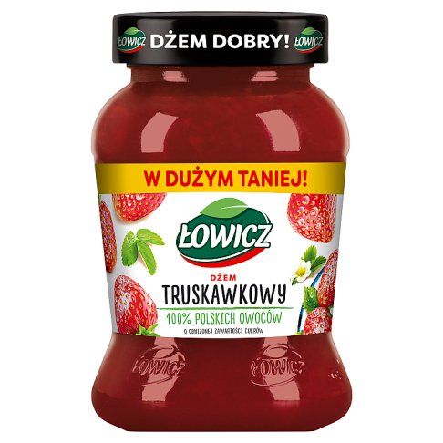 Dżem truskawkowy Łowicz 450g widok 1