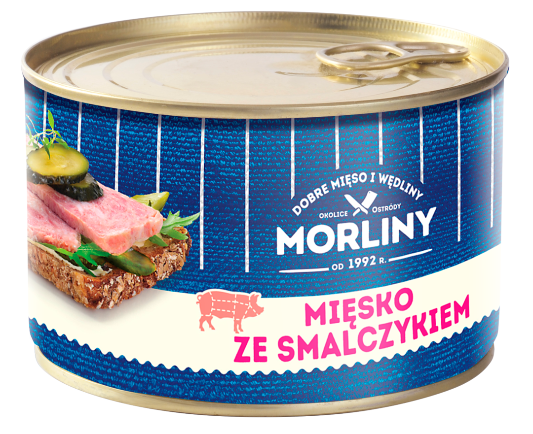 Mięsko wieprzowe ze smalczykiem Morliny 400g widok 1