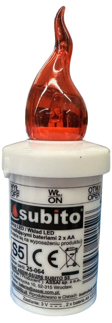 Wkład do znicza LED Subito S5 mix Z26 widok główny 