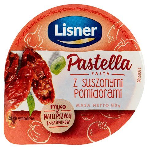 Pastella z suszonymi pomidorami Lisner 80g widok główny