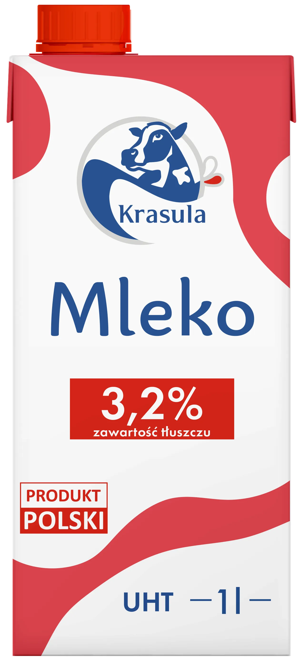 Zdjęcie produktu - Mleko UHT 3,2% Krasula 1l