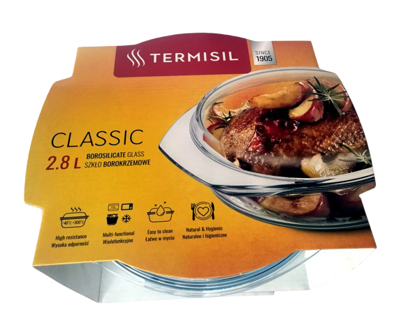 Naczynie żaroodporne z pokrywą Termisil 2,8l widok 1