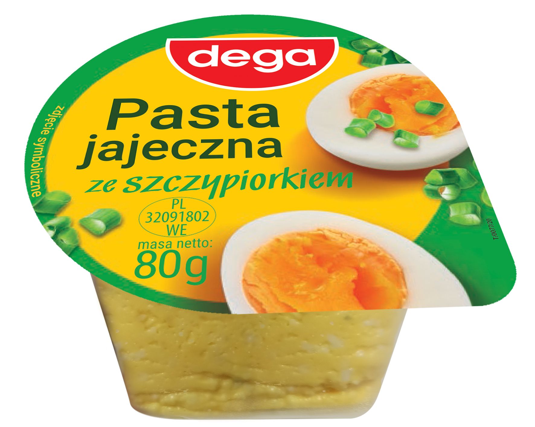 Pasta jajeczna ze szczypiorkiem Dega 80g widok 2