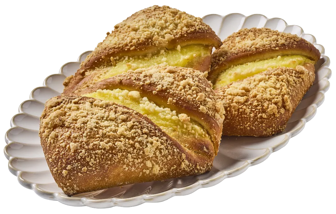 Drożdżówka z budyniem widok 1