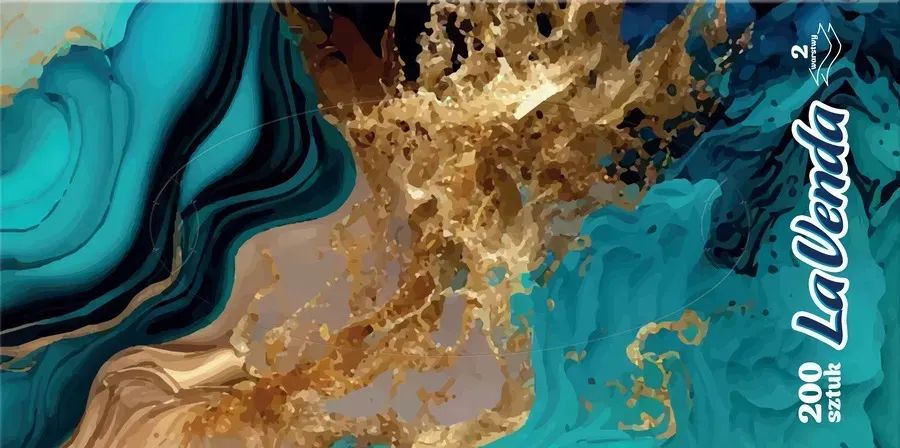 Chusteczki hig. Lavenda 2w 200szt. widok główny 