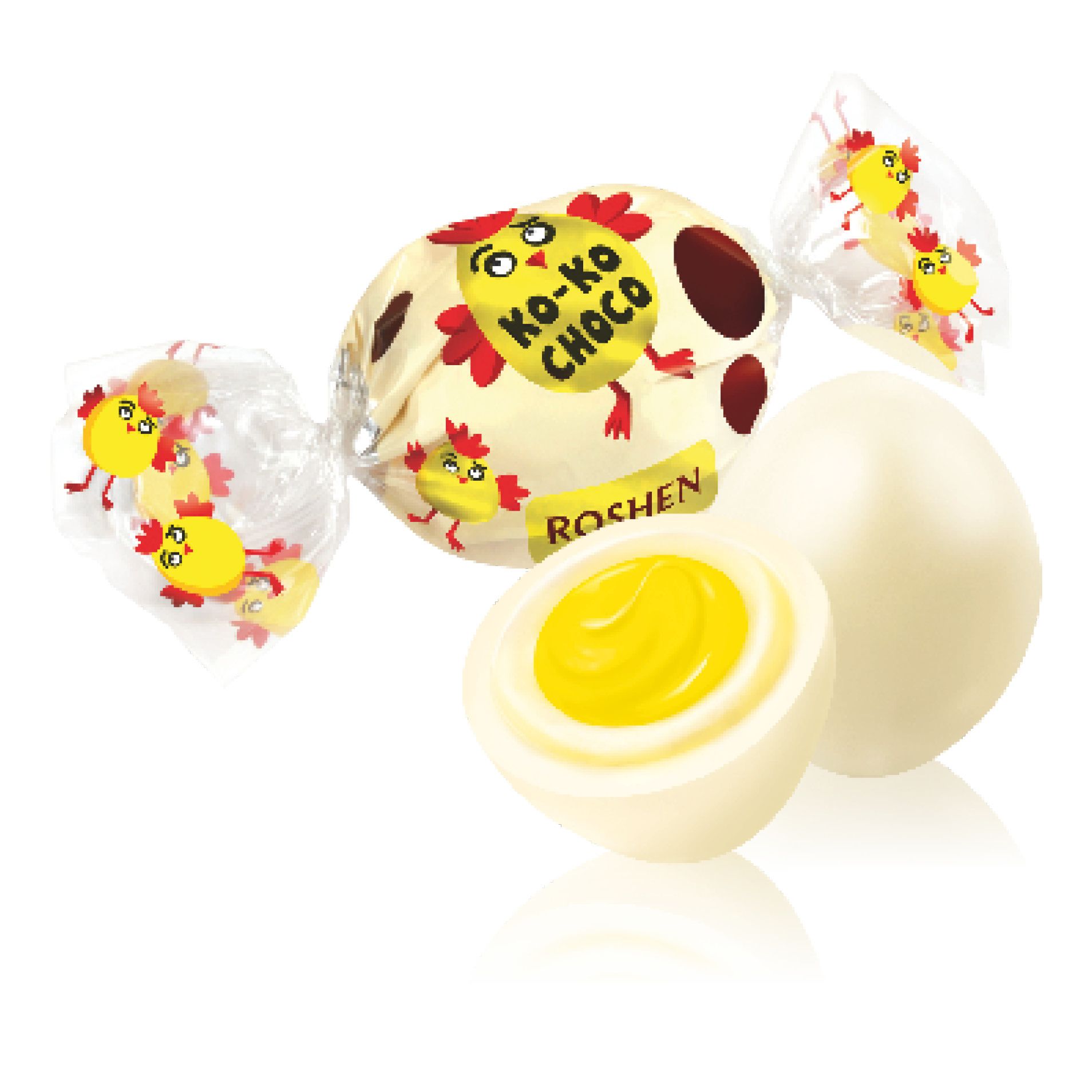 Cukierki Ko Ko Choco white Roshen 8kg widok 1