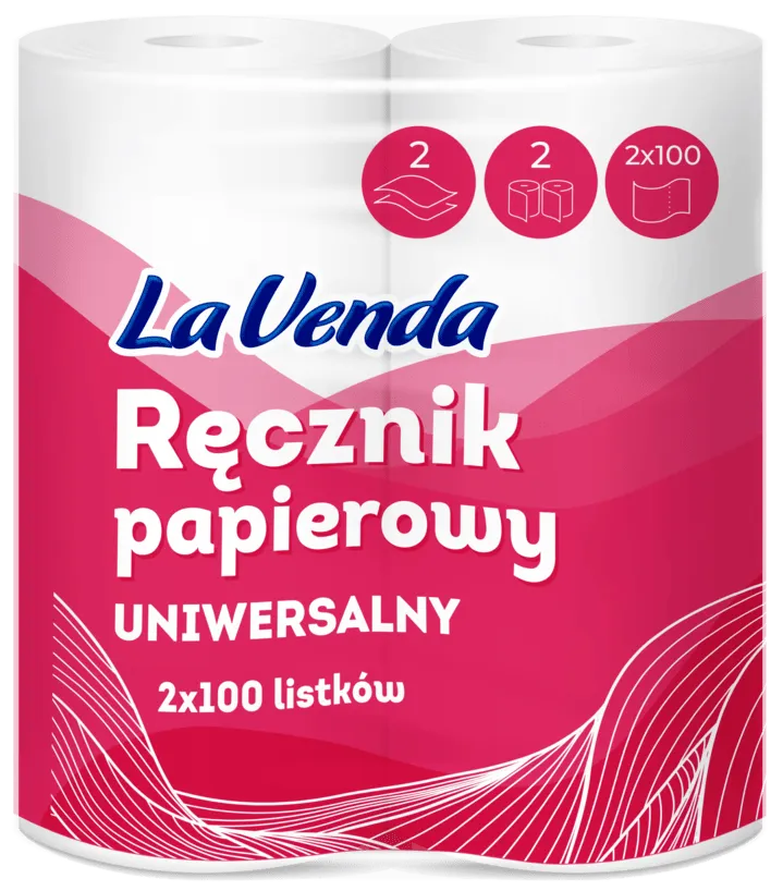 Ręcznik pap. uniwers. A2 2W 100l Lavenda 19,8m widok 1