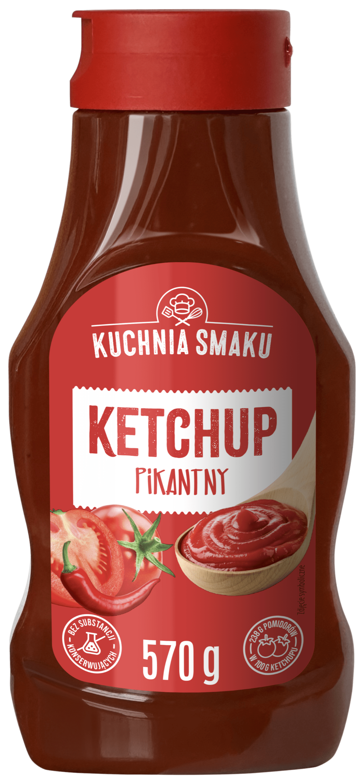 Ketchup pikantny Kuchnia Smaku 570g widok 1