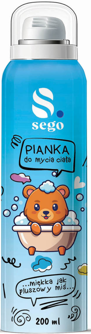 Pianka do mycia ciała Dz spray Sego 200ml mix widok 1