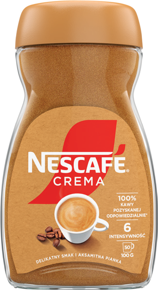 Kawa rozpuszczalna Crema Nescafe 100g widok główny