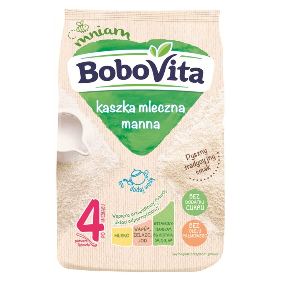 Kaszka mleczna manna Bobovita 230g widok 1