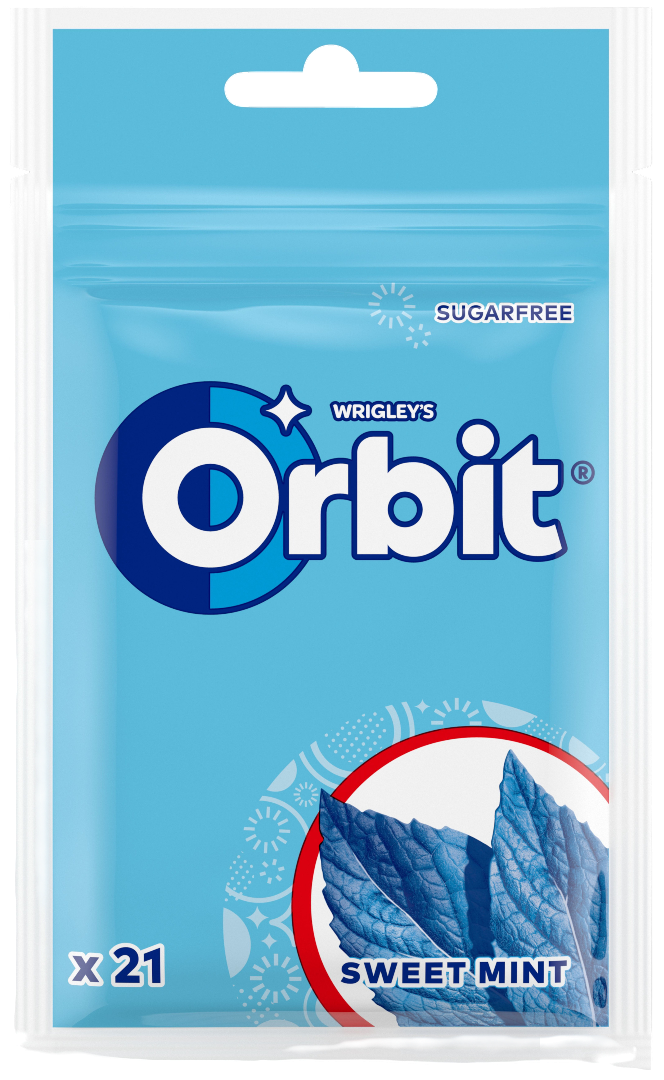 Guma Orbit sweet mint drażetki 21szt widok 1