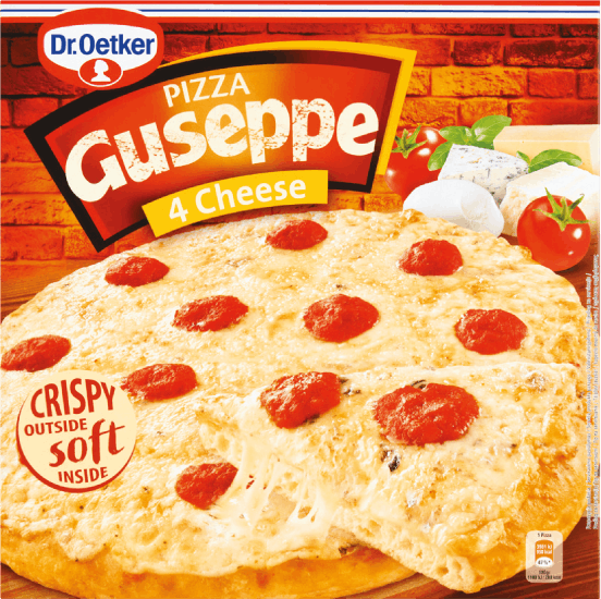 Pizza 4 sery Guseppe 335g widok główny 