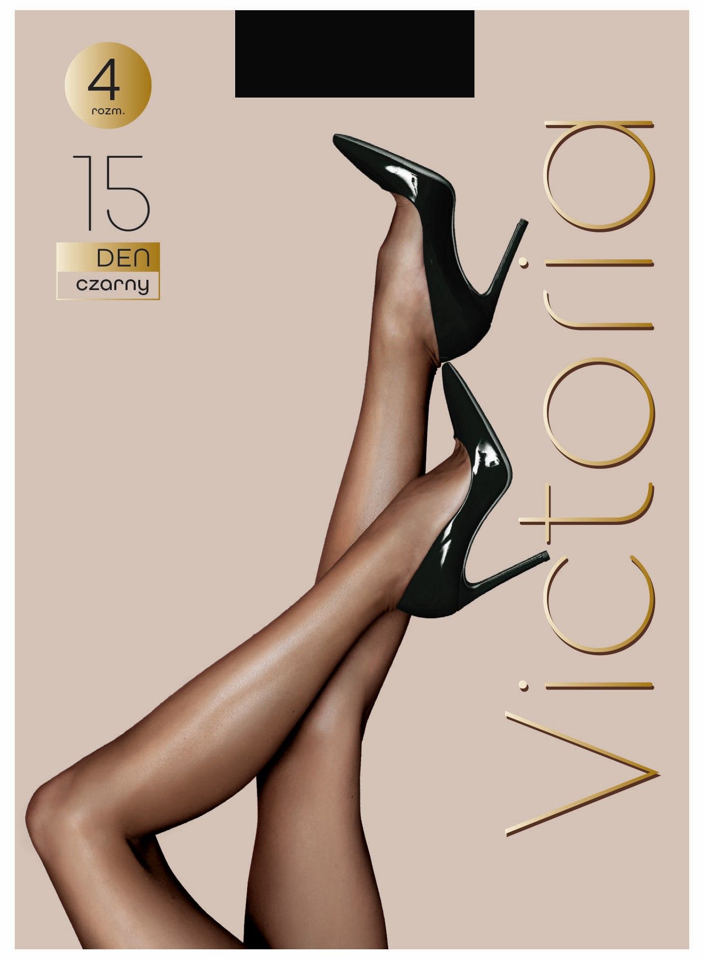 Rajstopy Victoria 15 den czarne rozm. 4 widok 1