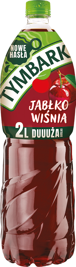 Napój Niegaz. Jabłko Wiśnia Tymbark Aseptic 2l widok główny